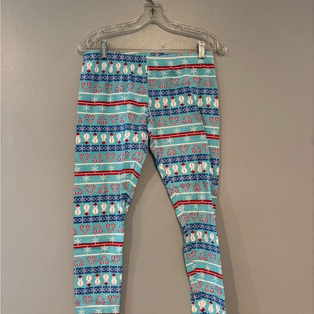 Festive Snowman Print Women’s Leggings